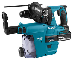 Makita DHR242RTJW Accu Combihamer SDS+ 2J incl. Stofafzuiging 18V 5.0Ah in Mbox - 0088381876094 - DHR242RTJW - Mastertools.nl