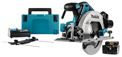 Makita DHS680RTJ Accu Cirkelzaag 165mm 18V 5.0Ah in Mbox - 0088381684408 - DHS680RTJ - Mastertools.nl