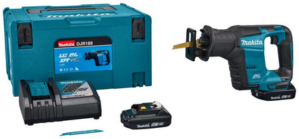 Makita DJR188RAJ Accu Reciprozaag 18V 2.0Ah in Mbox - 0088381750004 - DJR188RAJ - Mastertools.nl