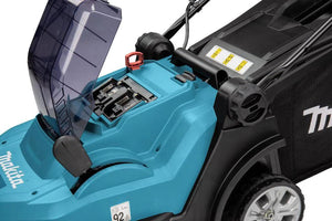 Makita DLM432PT2 Accu Grasmaaier 43cm 2x18V 5.0Ah - - - Mastertools.nl