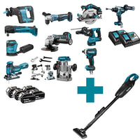 Makita DLX1108TJ1 Accu Combiset 11-delig 18V 5.0Ah in Mbox - - - Mastertools.nl