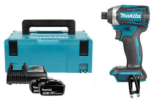 Makita DTD154RTJ Accu slagschroevendraaier 175Nm 18V 5.0Ah in Mbox - 0088381824200 - DTD154RTJ - Mastertools.nl