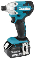 Makita DTD156RTJ Accu slagschroevendraaier 155Nm 18V 5.0Ah in Mbox - 0088381890786 - DTD156RTJ - Mastertools.nl