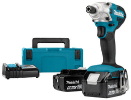 Makita DTD156RTJ Accu slagschroevendraaier 155Nm 18V 5.0Ah in Mbox - 0088381890786 - DTD156RTJ - Mastertools.nl