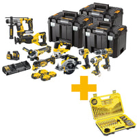 DeWALT DCK1012P4T Accu Combiset 10-delig 18V 5.0Ah in TSTAK - - - Mastertools.nl