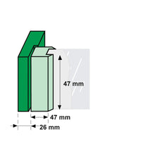 AXA 3015 Raam veiligheidsoplegslot gelijkliggend wit - 3015-00-98/G - 8713249036885 - 3015-00-98/G - Mastertools.nl