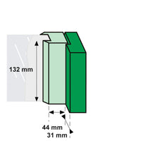 AXA 3308 Raamsluiting F1 met drukknop zonder nok linksdraaiend - 3308-40-91/E - 8713249190556 - 3308-40-91/E - Mastertools.nl