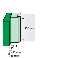 AXA OSR Opbouwsluitkom rechts voor raamsluitingen 3320, 3319 en 3318 - 3319-67-64/E - 8713249074146 - 3319-67-64/E - Mastertools.nl