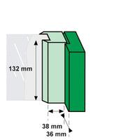 AXA OSL Opbouwsluitkom links voor raamsluiting 3320, 3319 en 3318 - 3319-77-64/E - 8713249074207 - 3319-77-64/E - Mastertools.nl