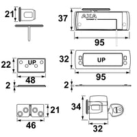 AXA 3016 Raam veiligheidsoplegslot wit - 3016-00-98/G - 8713249106977 - 3016-00-98/G - Mastertools.nl