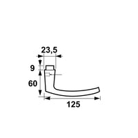 AXA 6164 Deurkruk gatdeel blok-model F1 - 6164-80-11/E - 8713249086002 - 6164-80-11/E - Mastertools.nl