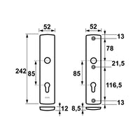 AXA 6660 Veiligheidsschilden Curve PC85 F1 - 6660-10-11/85 - 8713249083070 - 6660-10-11/85 - Mastertools.nl