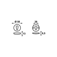 AXA 6680 Veiligheidsrozetten Curve rond F1 - 6680-10-11 - 8713249039213 - 6680-10-11 - Mastertools.nl