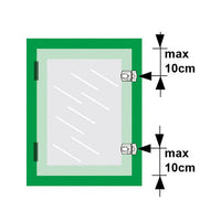 AXA 3015 Raam veiligheidsoplegslot gelijkliggend wit - 3015-00-98/G - 8713249036885 - 3015-00-98/G - Mastertools.nl