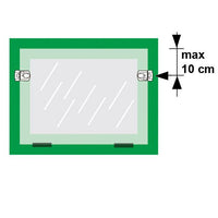 AXA 3015 Raam veiligheidsoplegslot gelijkliggend wit - 3015-00-98/G - 8713249036885 - 3015-00-98/G - Mastertools.nl