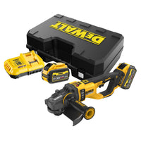 DeWALT DCG460X2 FLEXVOLT Accu Haakse Slijper 230mm 54V 9.0Ah in Koffer - 5035048793039 - DCG460X2-QW - Mastertools.nl