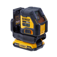 DeWALT DCLE34021D1 Accu Kruislijnlaser Groen 18V XR 2.0Ah in TSTAK - 5035048795941 - DCLE34021D1-QW - Mastertools.nl