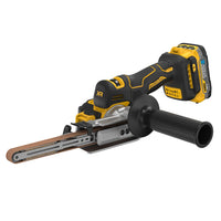 DeWALT DCM200E2T Accu Stripschuurmachine 13mm 18V XR 1.7Ah POWERSTACK in TSTAK - 5035048795194 - DCM200E2T-QW - Mastertools.nl