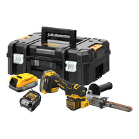 DeWALT DCM200E2T Accu Stripschuurmachine 13mm 18V XR 1.7Ah POWERSTACK in TSTAK - 5035048795194 - DCM200E2T-QW - Mastertools.nl