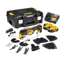 DeWALT DCS356P2 Accu Multitool 18V 5.0Ah + Accessoireset in TSTAK - 5035048726587 - DCS356P2-QW - Mastertools.nl