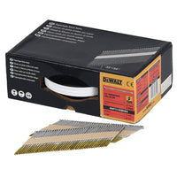 DeWALT DNPT31R90HDZ 33º Papiergebonden Spijkers 3.1x90mm Thermisch verzinkt / Geringd VE=1200 - 5902013961352 - DNPT31R90HDZ - Mastertools.nl