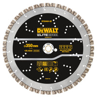 DeWALT DT20464 Diamantzaagblad Gesegmenteerd 355mm Elite Series Asgat 25,4mm - 5054905299095 - DT20464-QZ - Mastertools.nl