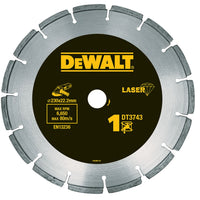 DeWALT DT3743 Diamantschijf Gesegmenteerd 230x22,23mm - 5035048058404 - DT3743-XJ - Mastertools.nl