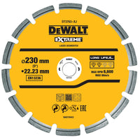 DeWALT DT3763 Diamantschijf Gesegmenteerd 230x22,23mm - 5035048058503 - DT3763-XJ - Mastertools.nl