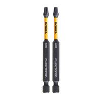 DeWALT DT70568T Extreme Impact Torsion Schroefbits T20 85mm 2 Stuks - 5035048094013 - DT70568T-QZ - Mastertools.nl