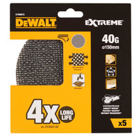 DeWALT DTM8675 Mesh Schuurgaas ø 150mm K40 VE=5 - 5035048543603 - DTM8675-QZ - Mastertools.nl