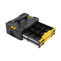 DeWALT DWST1-70706 TSTAK-BOX IV met 2 ondiepe lades met 9 vakjes - 3253561707063 - DWST1-70706 - Mastertools.nl