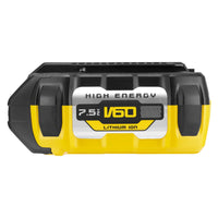 Stanley SFMCB6075 FATMAX® V60 Accu 54V 7.5Ah - 5035048729403 - SFMCB6075-XJ - Mastertools.nl