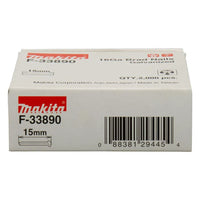Makita F-33890 Brad gegalv. 15mm - - - Mastertools.nl