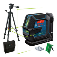 Bosch Professional GLL 2-15 G Kruislijnlaser Groen + BT 150 Statief - 0601063W01 - 4059952511061 - 0601063W01 - Mastertools.nl