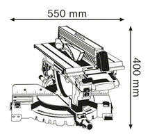 Bosch Professional GTM 12 JL Stationaire machine 1800 W - 0601B15001 - 3165140695268 - 0601B15001 - Mastertools.nl