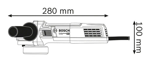 Bosch Professional GWS 880 Haakse Slijper 880W 125mm + 2x Diamantschijf in Koffer - 060139600B - 3165140901079 - 060139600B - Mastertools.nl