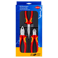 Knipex 00 20 12 Elektro-set - 3-delig - 4003773012412 - 00 20 12 - Mastertools.nl