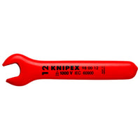 Knipex 98 00 12 Steeksleutel 12mm 15° gebogen kop - 4003773019879 - 98 00 12 - Mastertools.nl