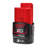 Milwaukee M12 B3 Li-Ion Accu 12V 3.0Ah M12™ - 4932451388 - - - Mastertools.nl
