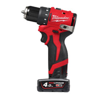 Milwaukee M12 BLDDRC-402C Compacte accu schroefboormachine 12V 4.0Ah in koffer - 4933499688 - - - Mastertools.nl