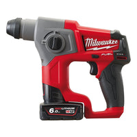 Milwaukee M12 FUEL™ CH-602X Compacte Accu Boorhamer SDS+ 1,1J 12V 6.0Ah in HD-Box - 4933451510 - 4002395161584 - 4933451510 - Mastertools.nl