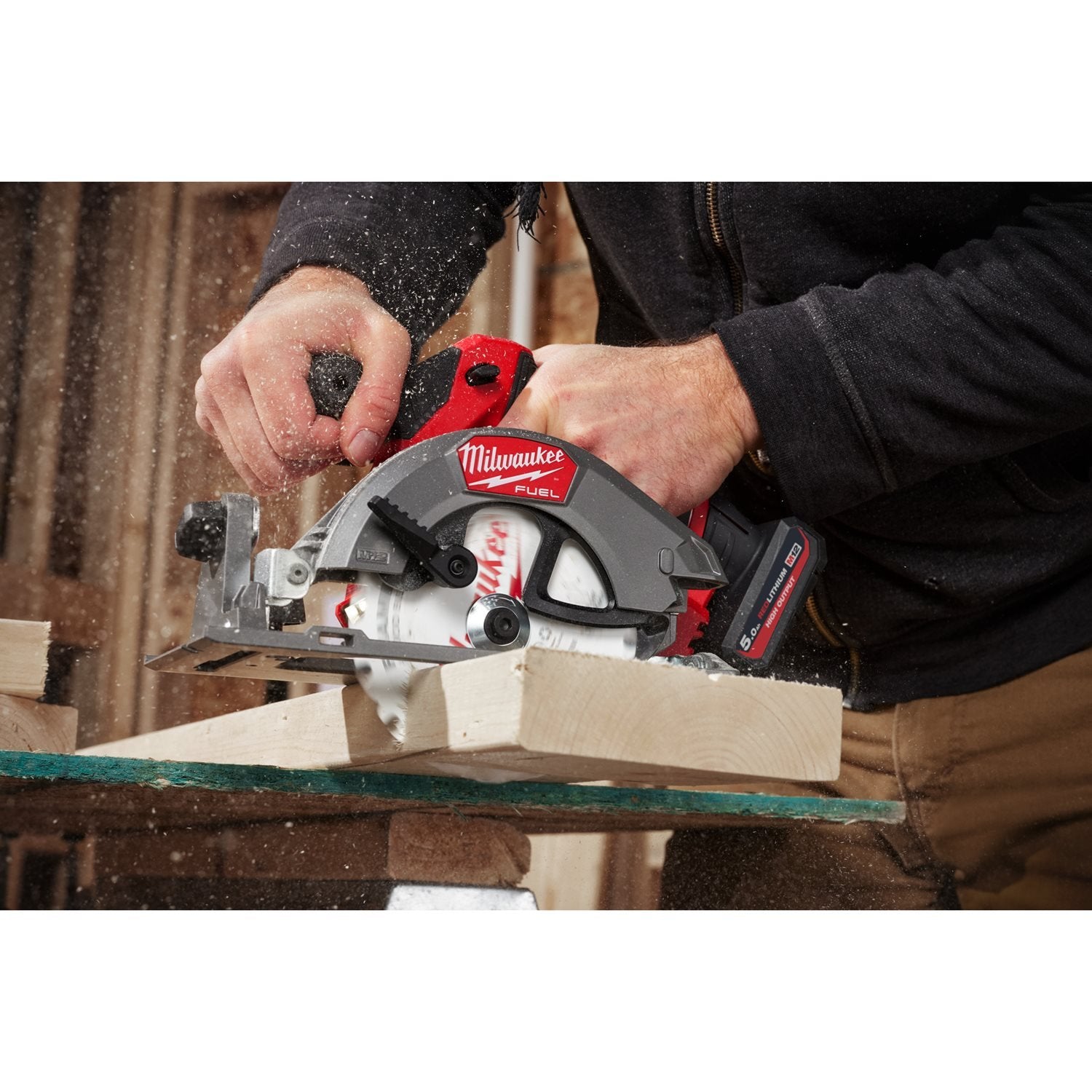Milwaukee M12 FUEL™ FCS442-502X Accu compact cirkelzaag