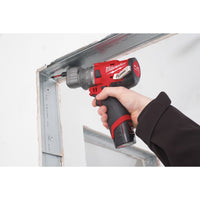 Milwaukee M12 FUEL™ FPDXKIT-202X Accu klop-/schroefboormachine 12V 2.0Ah + 3x Hulpstukken in HD-Box - 4933464138 - 4058546220839 - 4933464138 - Mastertools.nl