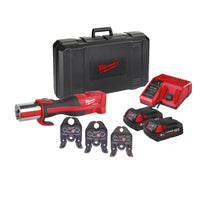 Milwaukee M18 BLHPT-202C M-SET Accu Compact Persgereedschap FORCE LOGIC™ 18V 2.0Ah in koffer - 4933451133 - 4002395138029 - 4933451133 - Mastertools.nl