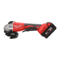 Milwaukee M18™ BLSAG125XPD-402X 125mm Accu Haakse Slijper Veiligheidsschakelaar 18V 4,0Ah in HD-Box - 4933492646 - 4058546413965 - 4933492646 - Mastertools.nl