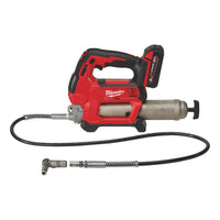 Milwaukee M18 GG-201C Accu Vetspuit Heavy Duty 18V 2.0Ah in koffer - 4933440490 - 4002395000340 - 4933440490 - Mastertools.nl