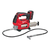 Milwaukee M18 GG-201C Accu Vetspuit Heavy Duty 18V 2.0Ah in koffer - 4933440490 - 4002395000340 - 4933440490 - Mastertools.nl