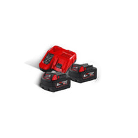 Milwaukee M18 NRG-502 Accu Starterset 18V 2x 5.0Ah - 4933459217 - 4002395287925 - 4933459217 - Mastertools.nl