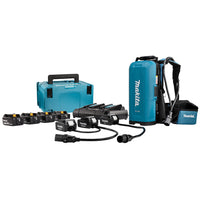 Makita PDC01 Ruggedragen Accustation met 18V & 2x18V adapter DC18RD 4x BL1850B in Mbox - PDC01X1 - 0088381898287 - PDC01X1 - Mastertools.nl