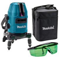 Makita SK20GDZ Accu Multilijn Laser Groen 12V Max Basic Body met Tas - 0088381880428 - SK20GDZ - Mastertools.nl